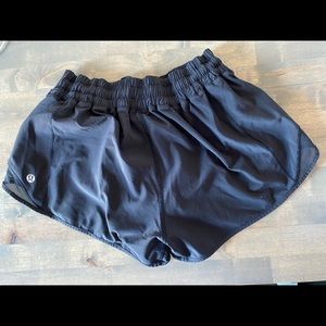 Black lululemon shorts